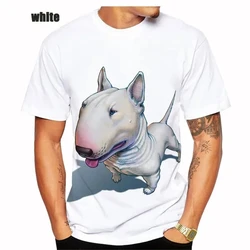 New Fashion Bull-terrier 3D Print WomenMen's T-shirt Bull Terrier Dog Printed Casual Short Sleeve Animel Pattern T Shirts Tops