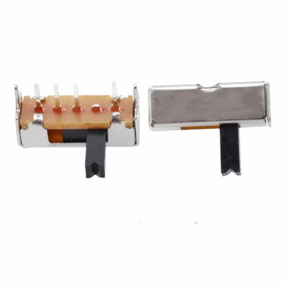 

10 шт. DC 50V SK13D07VG4 Слайд-переключатели 0.5A 4-контактные, 3-позиционные, угловые, для монтажа на печатную плату