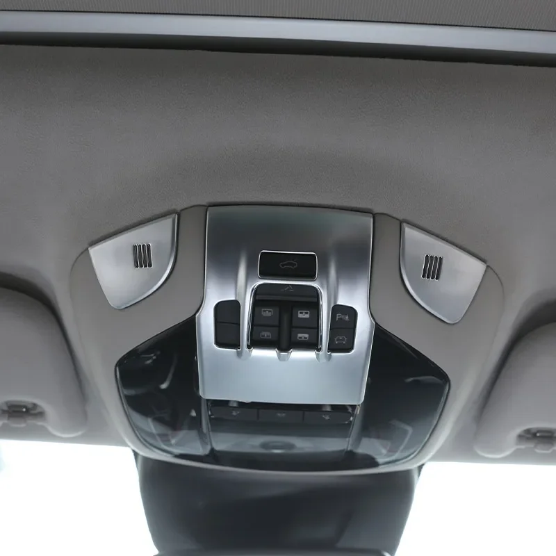 For Maserati LEVANTE Quattroporte 2013-2019 ABS Car Reading Light Cover Trim Decoration Strips Interior Roof Lamp Frames 6