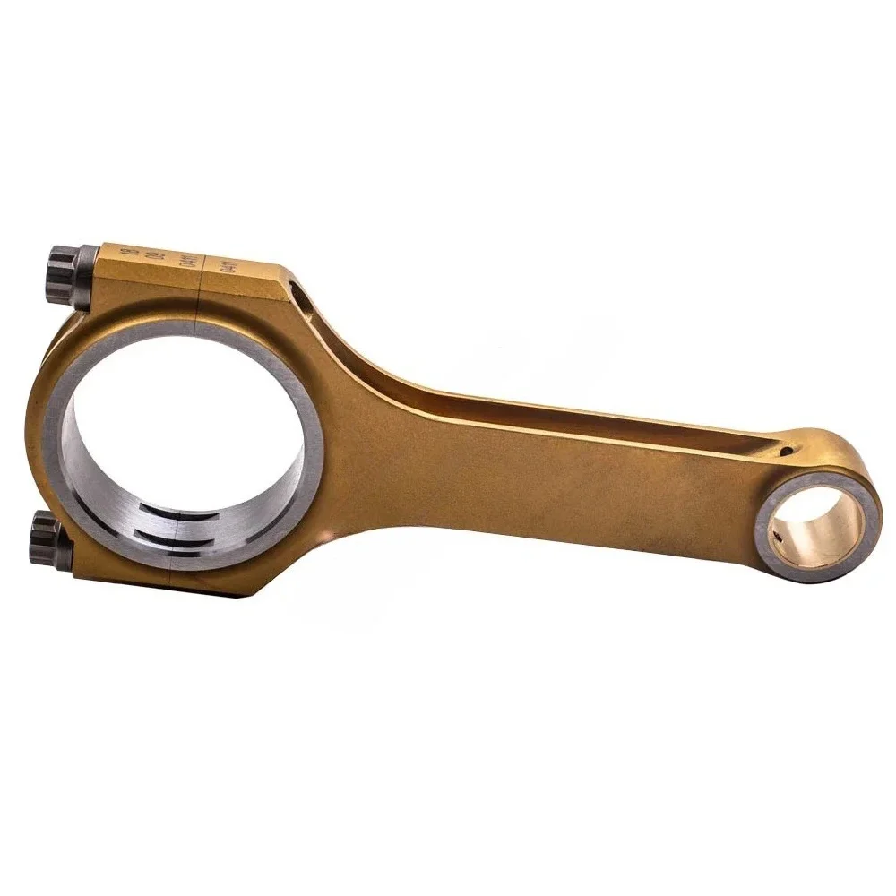 

6x Titanizing Connecting Rods For Audi VW VR6 Golf Corrado 2.8 2.9 164mm 800+HP H Beam Racing with ARP2000 Bolts