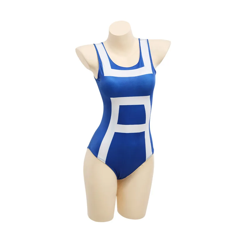 My Hero Academia Turtleneck Bathing Suit for Women and Girls, Anime Swimsuit, One Piece Swimwear,Cosplay Bodysuit,Todoroki Shoto