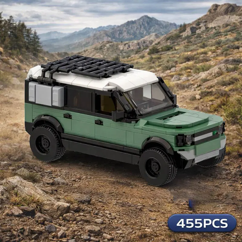 Uitverkoop! 455-delige bouwstenen met kleine deeltjes om een auto te monteren. Een verzamelvoertuig speelgoedmodel, perfect als een D