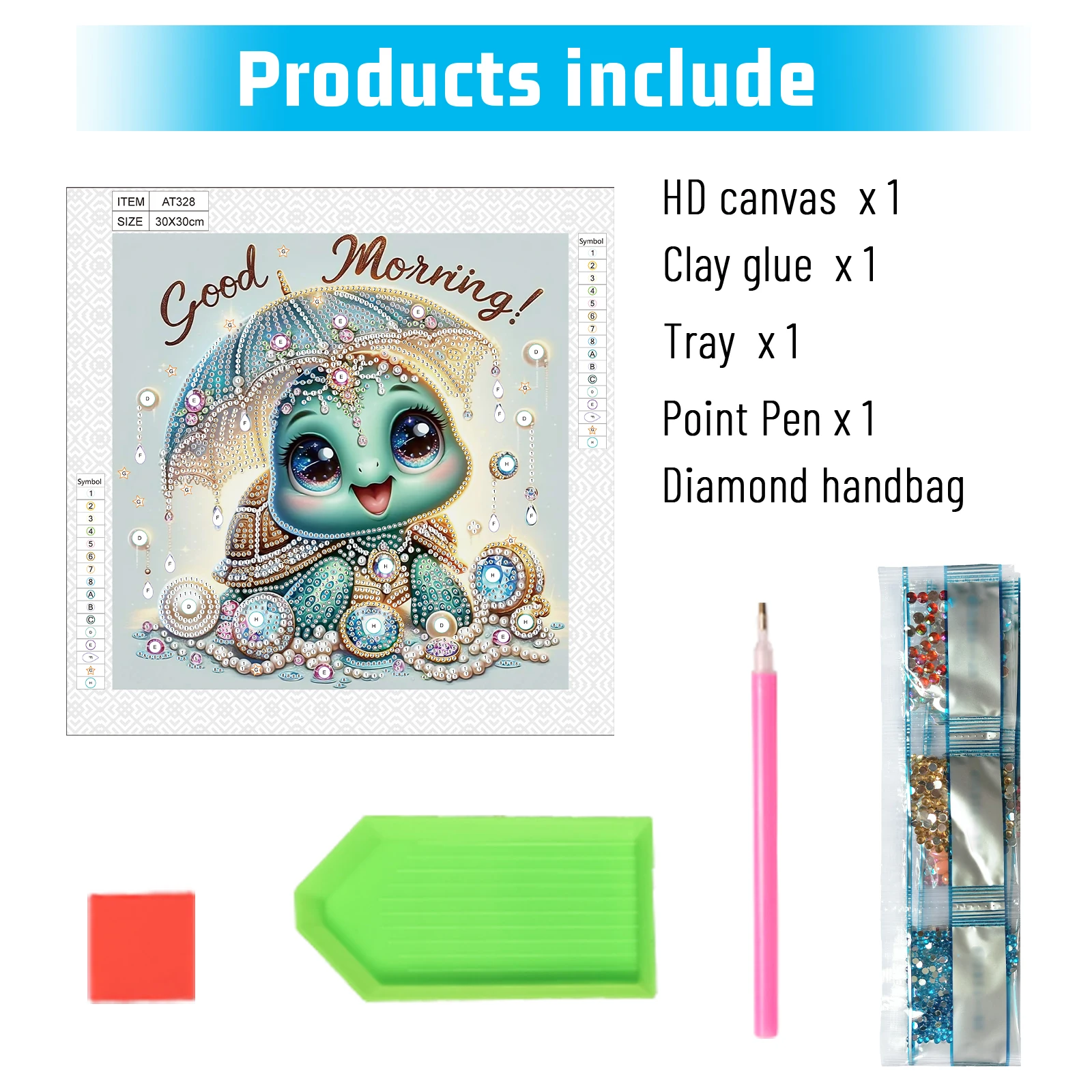 DIY Sea turtle Special Shape Diamond Art Kits for Beginners, Diamond Art Painting Kits for Adults，for Home Wall Decoration Gift