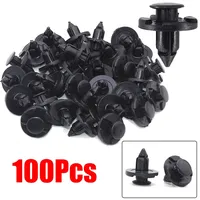 100Pcs Car Trim Clips 0155309321 For X-Trail For Qashqai For Navara For Micra Bodywork & Trim Fastener Accessories For Vehicles