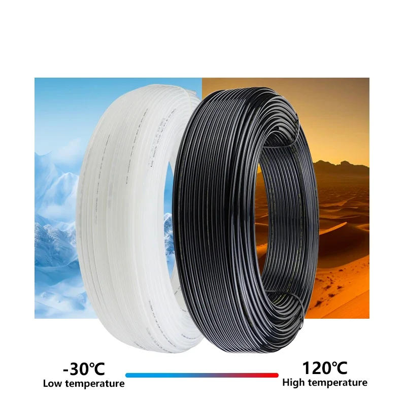 High Pressure PA6 Nylon Air Hose ID2-13mm Pneumatic Compressor Pipe Clear Black