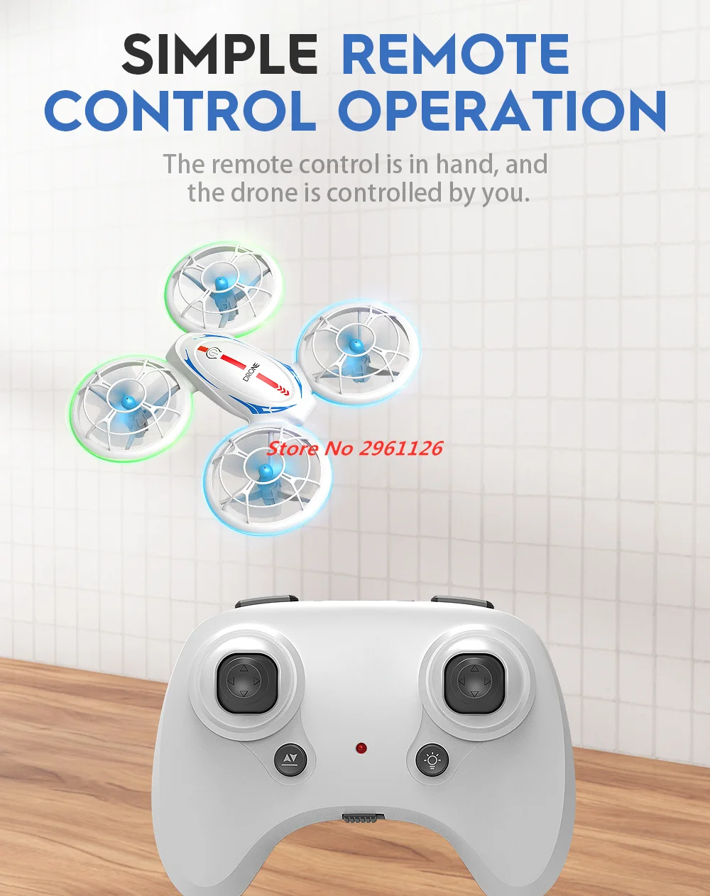Full Protection Cool LED Lighting Colorful RC Drone 2.4G Hover Headless Mode RC Drone Quadcopter Rolling Aircraft  Gifts ToyS
