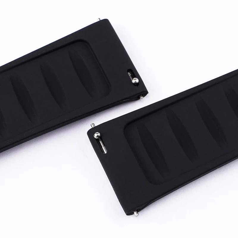 سيليكون الإفراج السريع الفرقة لسامسونج هواوي gt4/5 حزام الساعات 16 مللي متر 18 مللي متر 19 مللي متر 20 مللي متر 21 مللي متر 22 مللي متر 24 مللي متر 26 مللي متر العالمي المعصم سير شريطي حزام