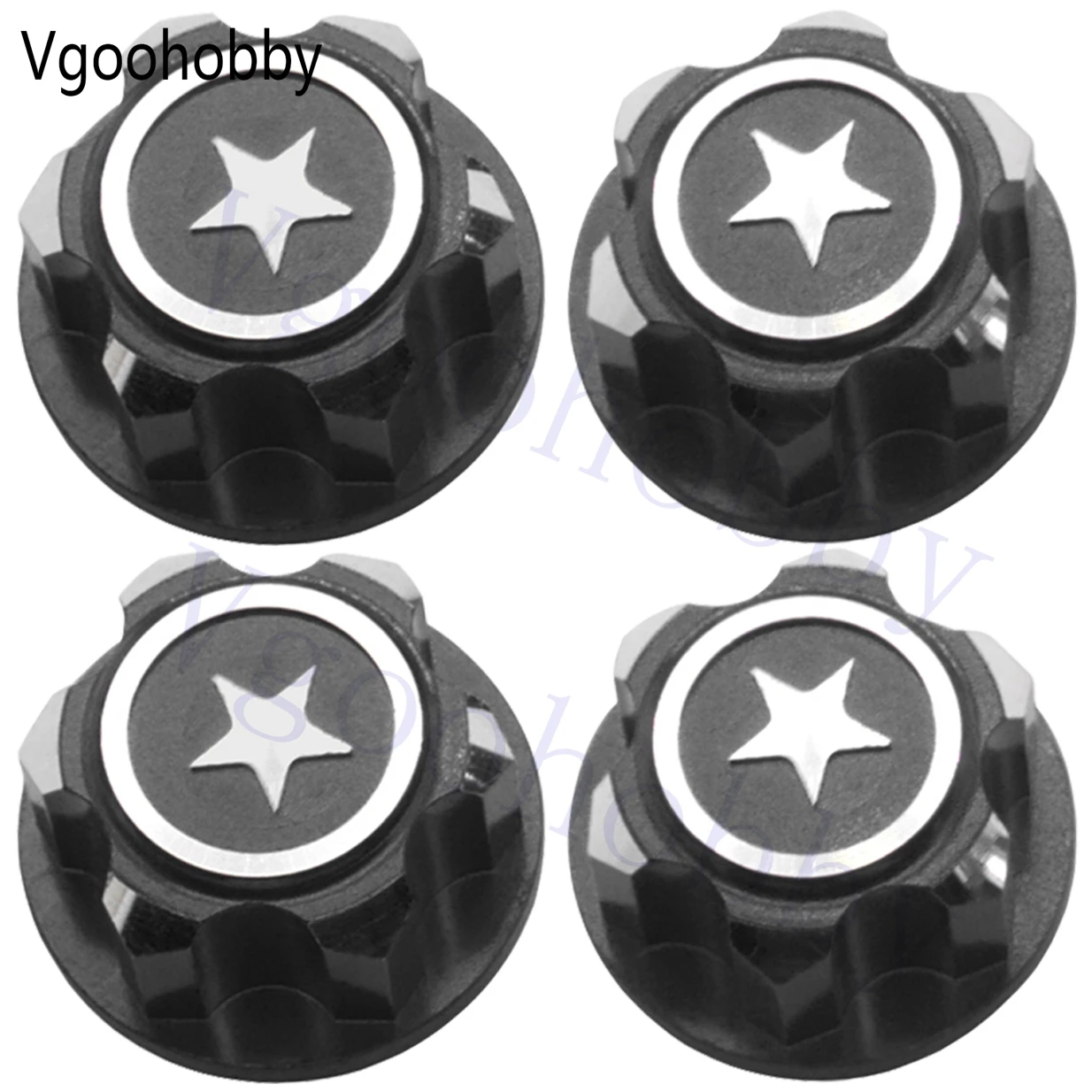 

4Pack RC 17mm Hex Wheel Nut, Aluminium Dustproof Anti-Skid Mount Cap for Traxxas X-Maxx Summit E-Revo 1/8