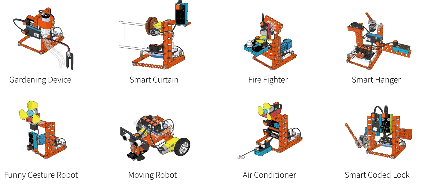 Vendita calda WeeeMake Home Inventor Expansion Set codifica giocattolo STEAM Metal Learning programmazione educazione Robot per bambini Smart Home