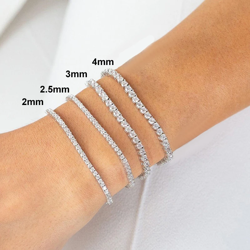 Thumbnail 4 - #65 Latest Moissanite Tennis Bracelets Offers