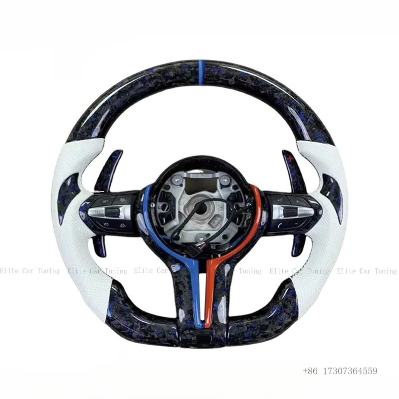 

Forged Carbon Fiber Steering Wheel F30 F10 F15 F16 F06 F32 F26 F25 E46 E36 M3 M4 M5 M6
