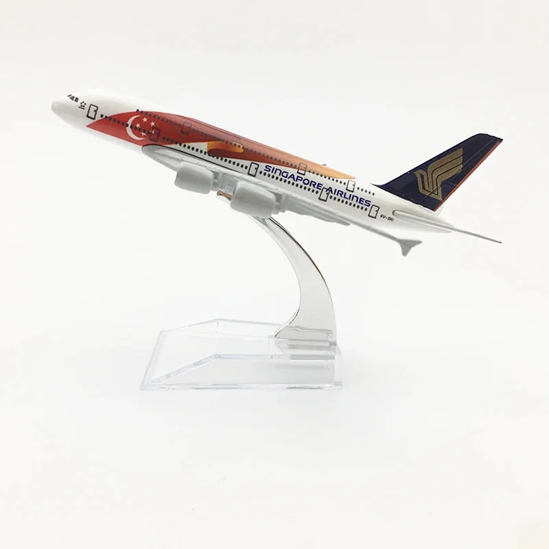 airplane model toy 16cm scale aircraft A380 Series Airlines Airplane airplane toys for child Metal Aviation for Collections