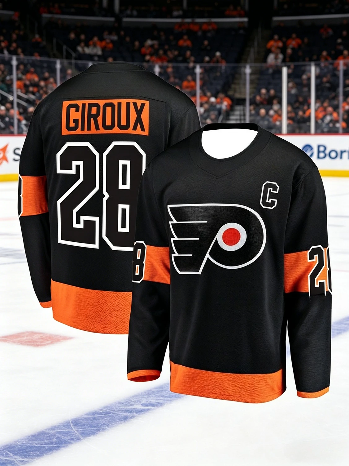 2026 Men's New Style American Hockey Training Suit 3D Printed Embroidery Breathable, Moisture-Wicking Long-Sleeved T-Shirt Kids