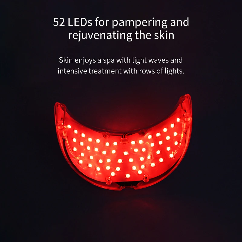 LED ضوء اللون Photorejuvenation Lnstrument الرقبة ضوء خطوط الرقبة جهاز الجمال أداة العناية بالرقبة