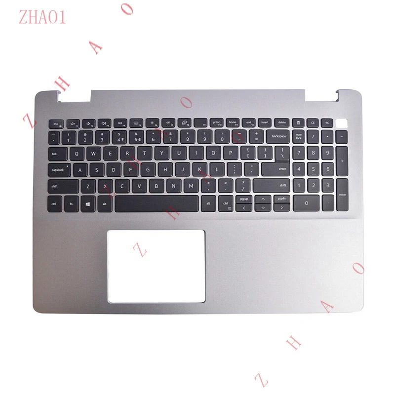 Z  New 0V5JHC V5JHC for Dell Inspiron 5593 Silver Palmrest Backlit Keyboard No Type-C