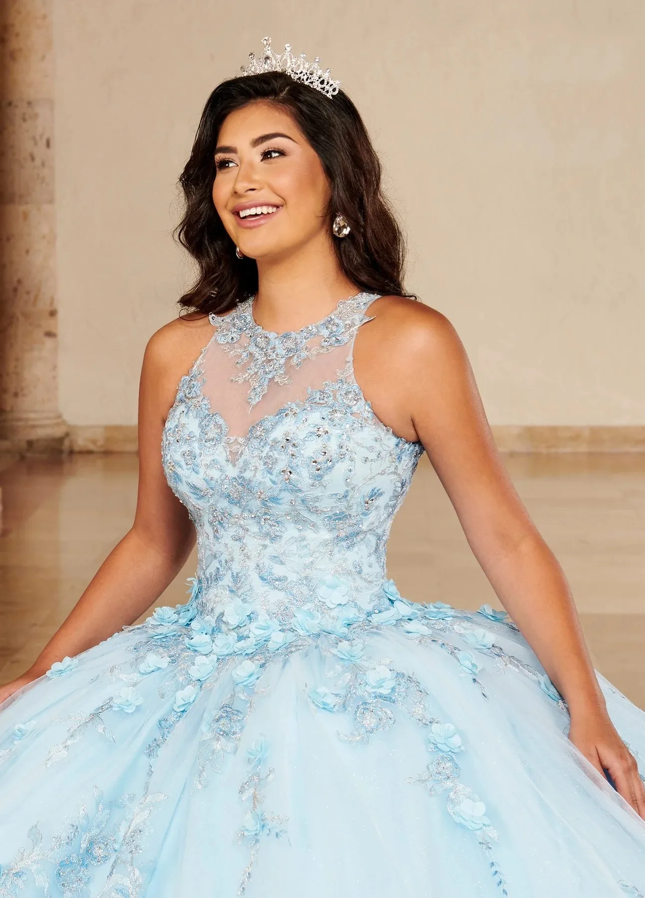 Vestidos de quinceañera Charro Lila, Halter vestido de baile, apliques de tul hinchado, dulce mexicano, 16, 15 años