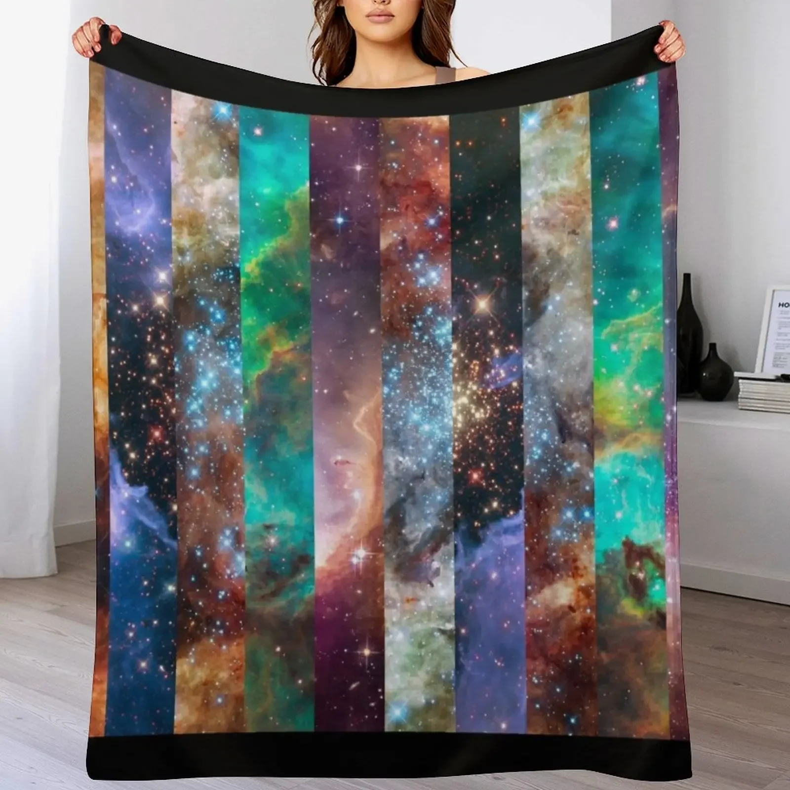 

Colours of the Universe Throw Blanket Thermal Blankets For Bed Picnic Blankets