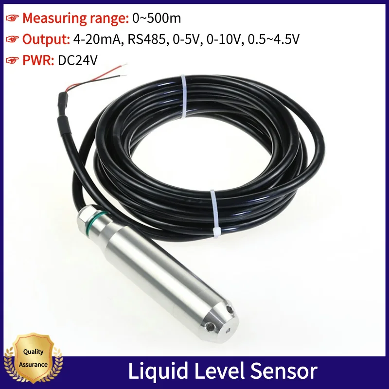 

RS485 Output Integral Level Transmitter 1m 2m 3m 4m 5m Range Liquid Oil Water Level Sensor Probe for Pump