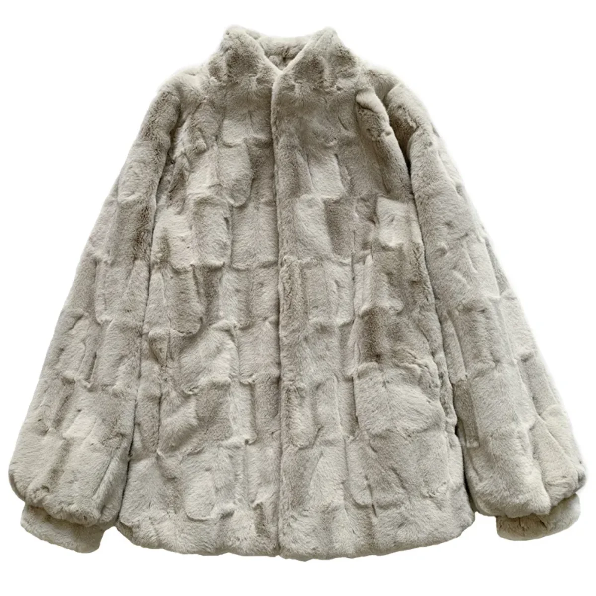 Nouveau automne hiver mi-long manteau femmes fausse fourrure manteaux vestes col montant épais chaud Y2k Streetwear veste travail décontracté 2025