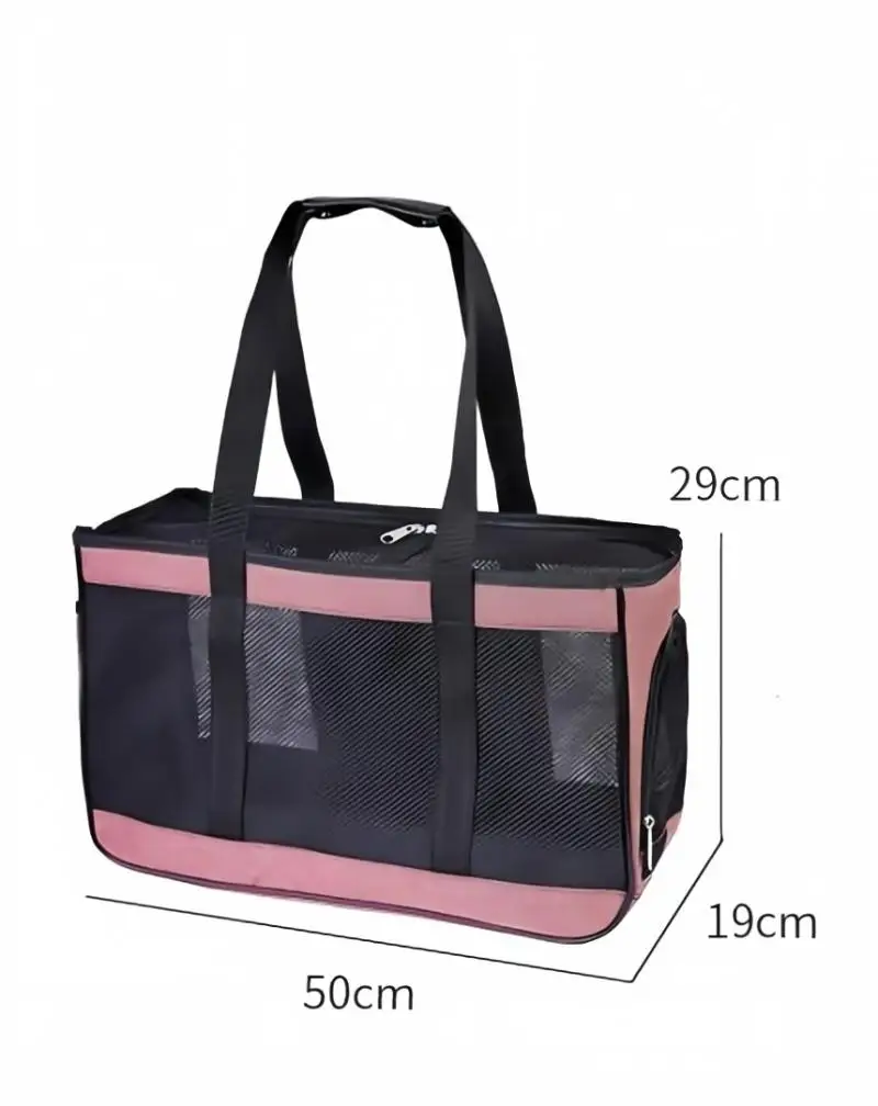 Portable Foldable Pet Carrier Backpack Breathable Mesh for Puppy Small Cat Rabbit Outdoor Travel Carry Bag