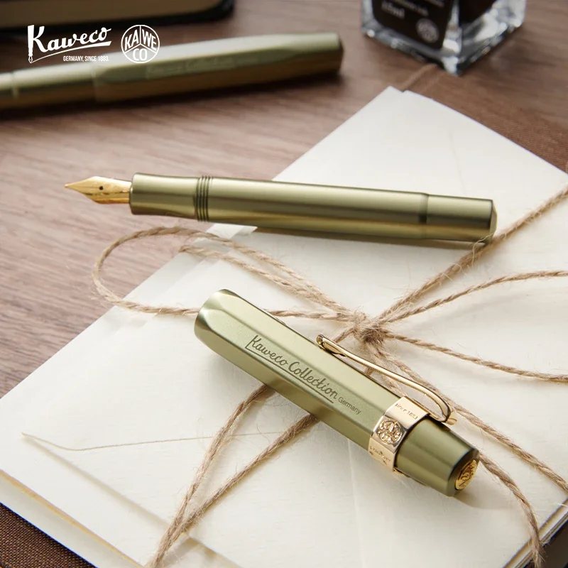 Pluma estilográfica de aluminio KAWECO AL Sport de edición limitada de Alemania para coleccionistas, regalo valioso de alta gama