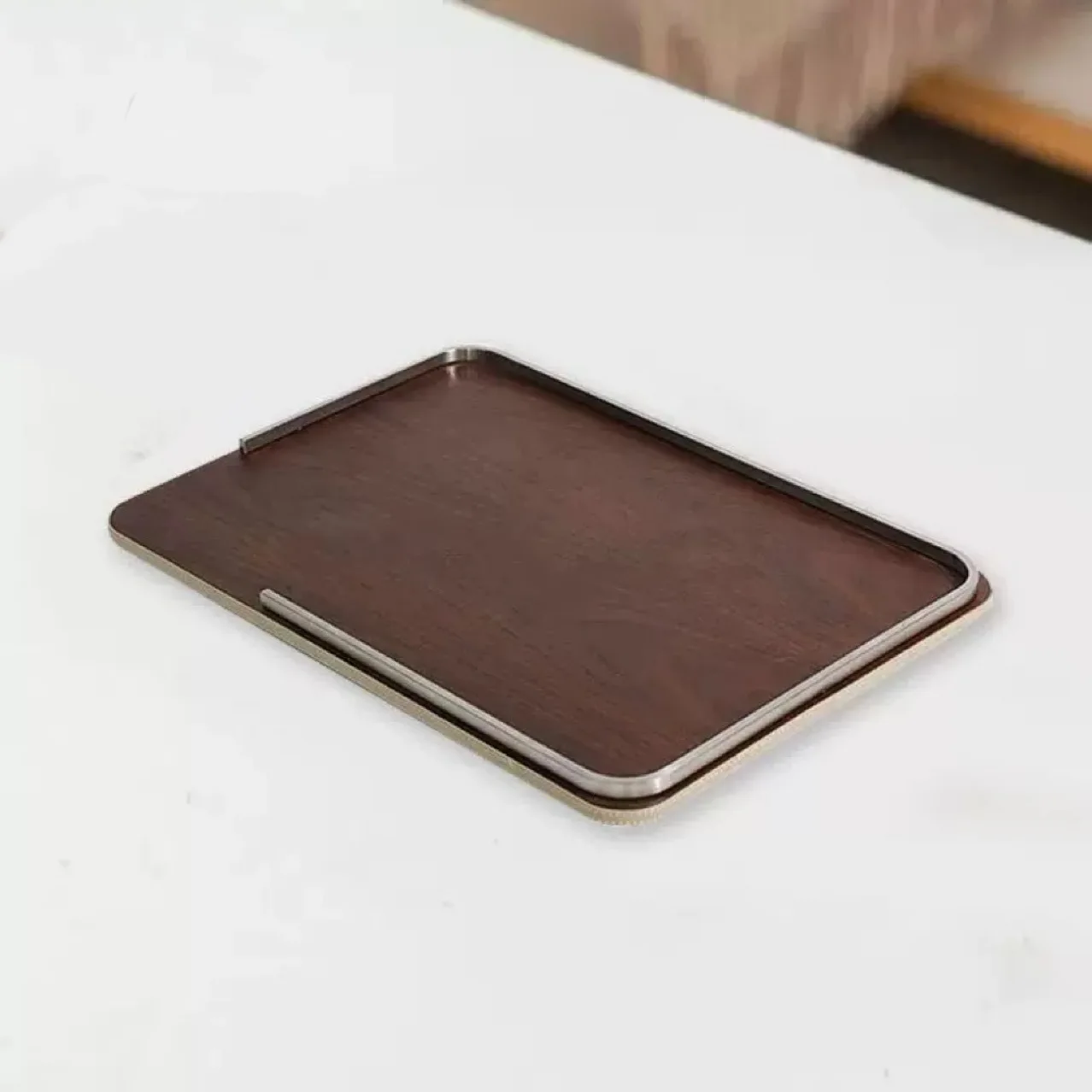 DSA simple style high-end log color tray tissue box home soft decoration hotel living room coffee table desktop ornament