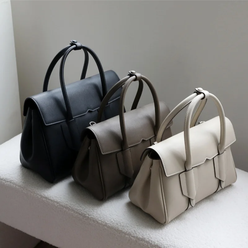 

genuine leather bags for women designer luxury Travel Shoulder Handbag Cowhide Briefcase the Tote Top handle bag sac de travail