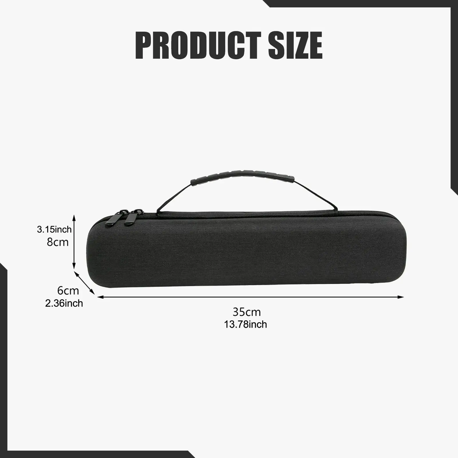 Curling Iron Travel Bag EVA Case Organizer Carrier Straightener Storage for Vacation Hot Curlers Beauty Accessories Home Use