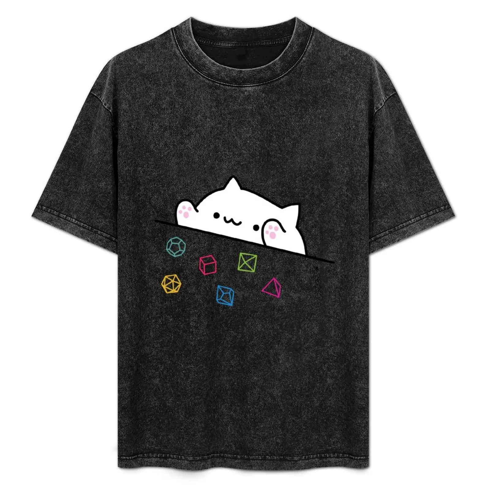 

Dice Cat DnD T-Shirt anime shirt oversize t-shirts man fashion shirts mens funny t shirts