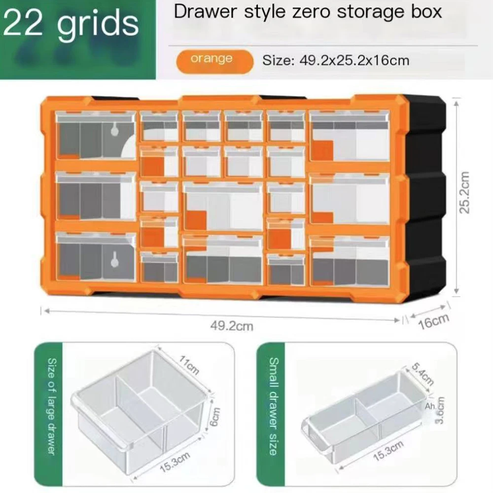 High Quality Tool Case Toolbox Parts Bx Classification of Ark Multi-grid Drawer Type Lego Building Blocks Case Component Box