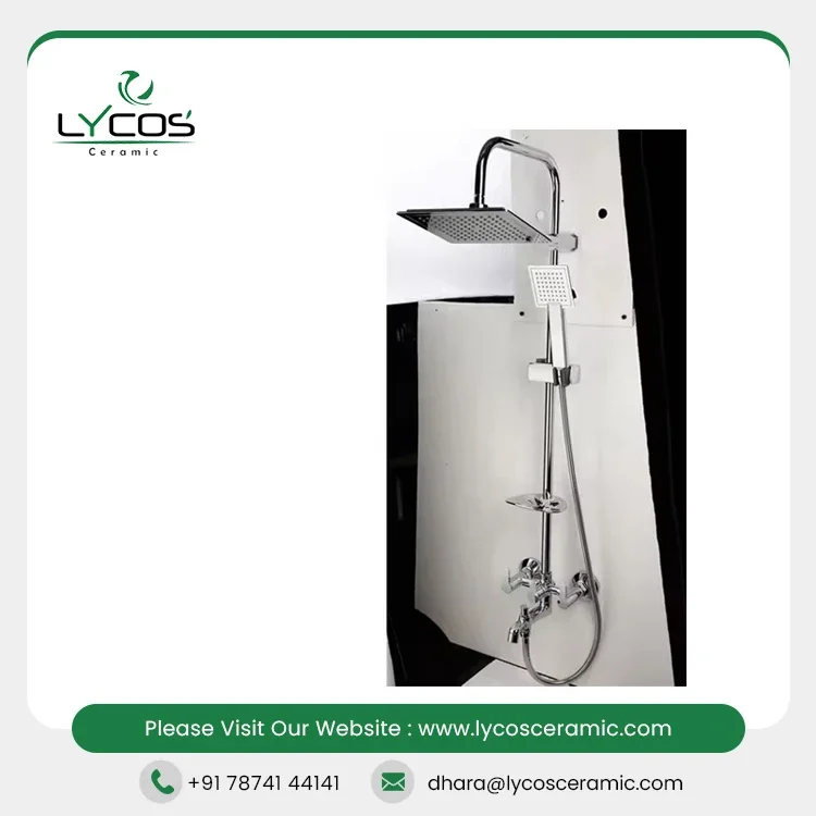 005 New Design Ex-Shower Set Bathroom Accessories By Lycos