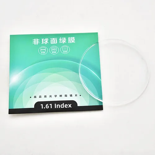 Imagen 2 del producto Lentes graduadas con índice 1,61, gafas asféricas de resina orgánica, ultrafinas, antirreflejos y arañazos, gran dureza, buena calidad