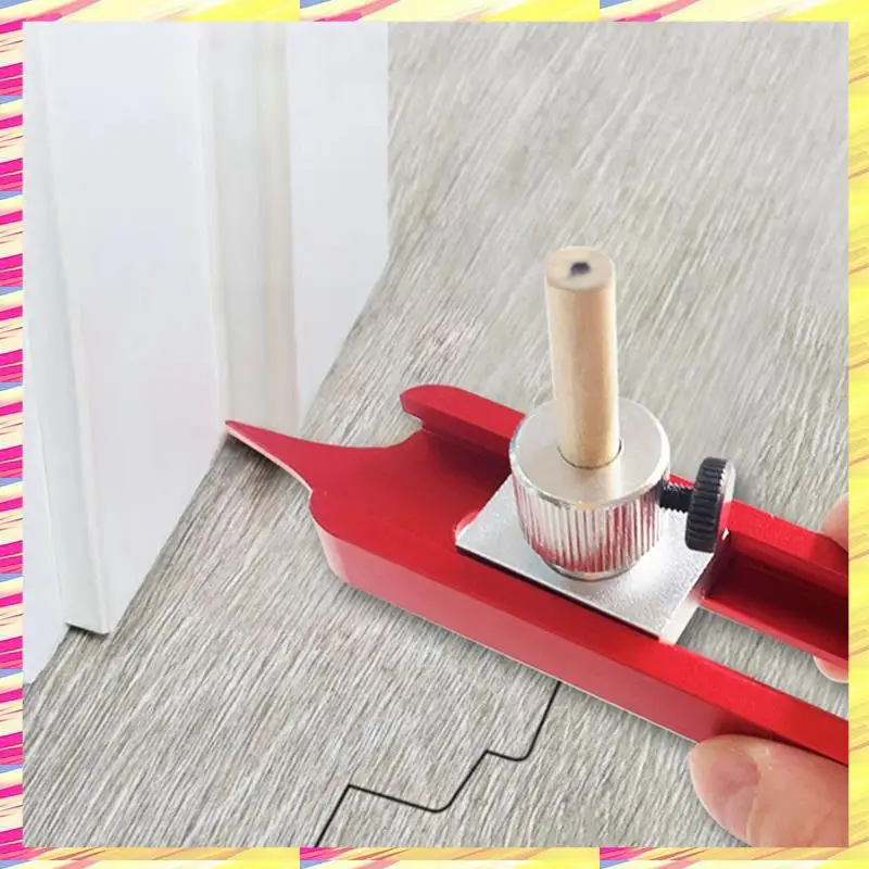 ABJJ Profile Scribing Ruler Contour Gauge For Skirting Scribe Measuring Shape Gauge Joinery Woodworking Tool, Easy To Use Durabl