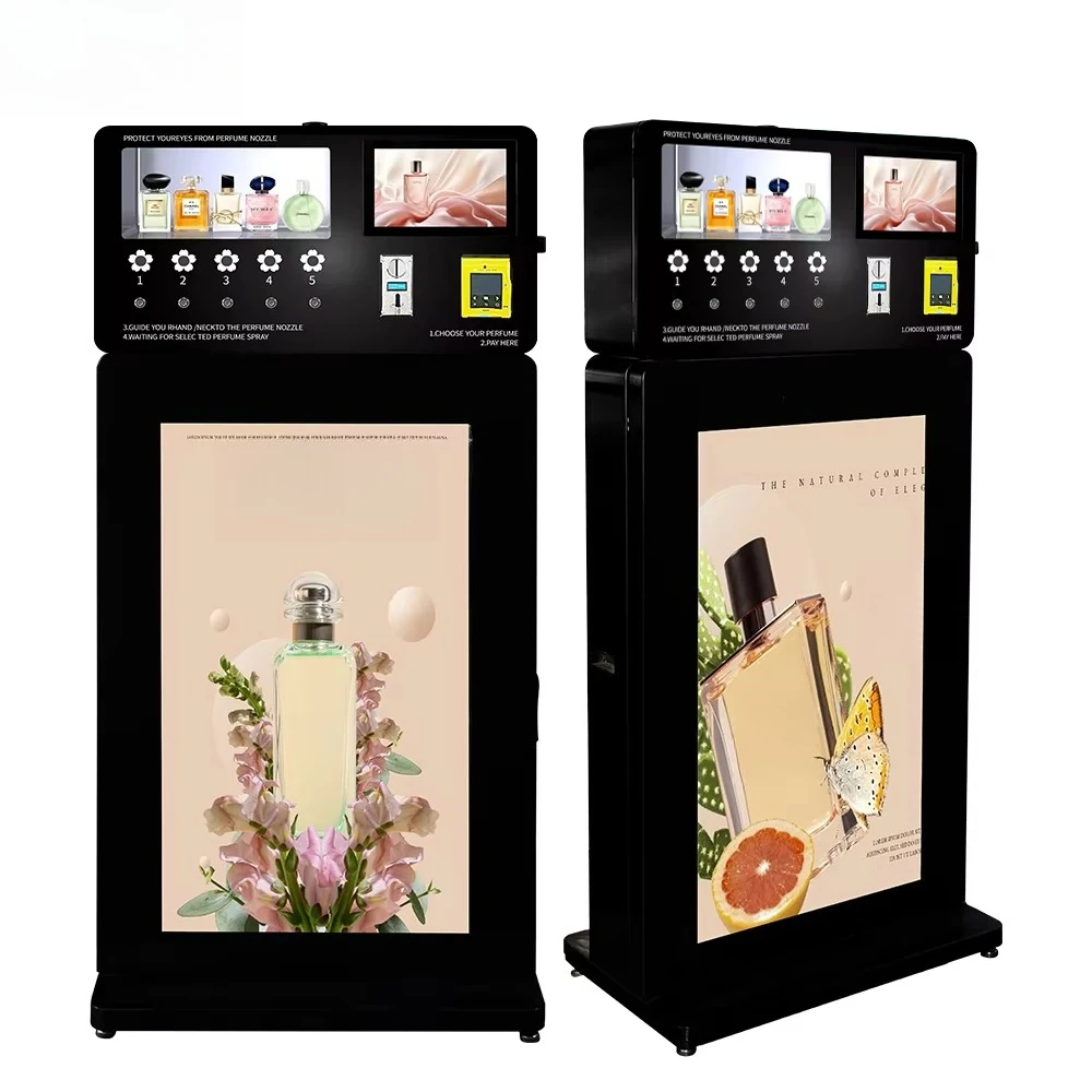 

Customized Perfume Spraying Vending Machine Stand Perfume Dispenser Automatic Self 100ml Perfume Vending Machine Spray