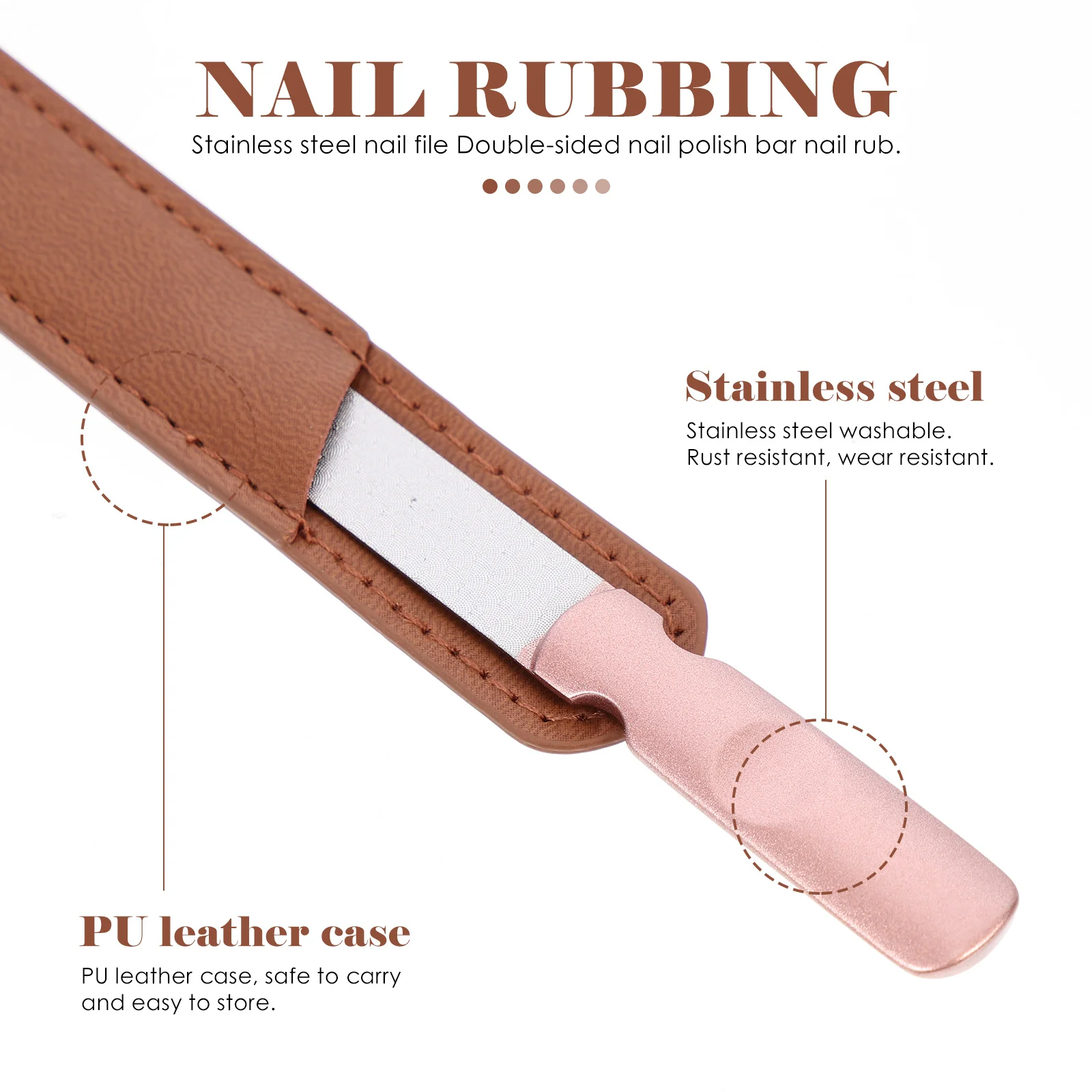 

Nail Polishing File Premium Material Professional Manicure Accessory Durable Stylish Fingernail Shaping Tool for Salon and Home