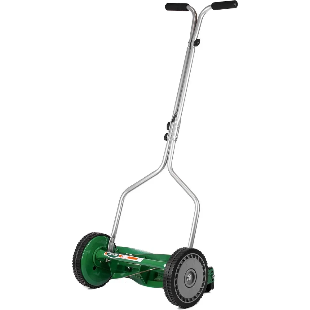 

Power Tools 304-14S 14-Inch 5-Blade Push Reel Lawn Mower, Green