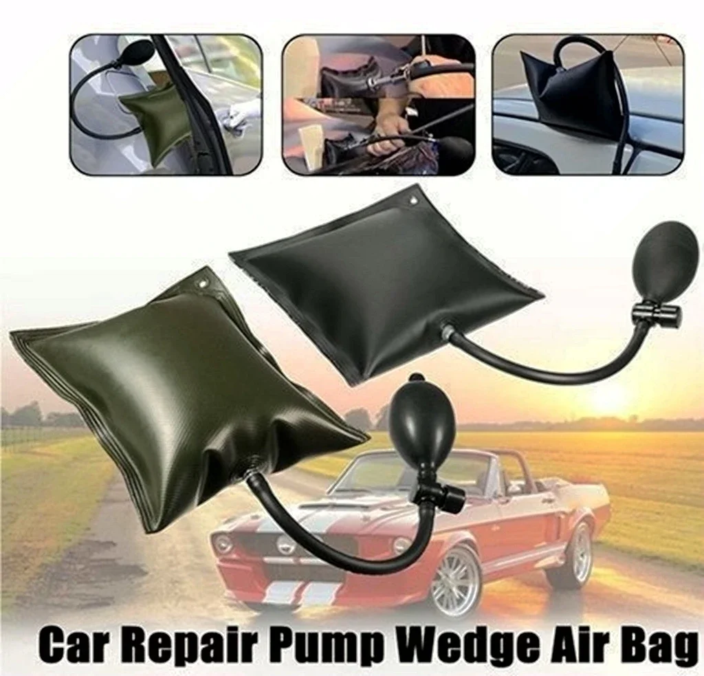 Professionale Auto Porta Finestra Aperta Air Bag Pompa Cuneo Pad Ingresso Gonfiabile Spessore Strumenti Pompa Ad Aria Universale Cuneo Strumento Mano Nero