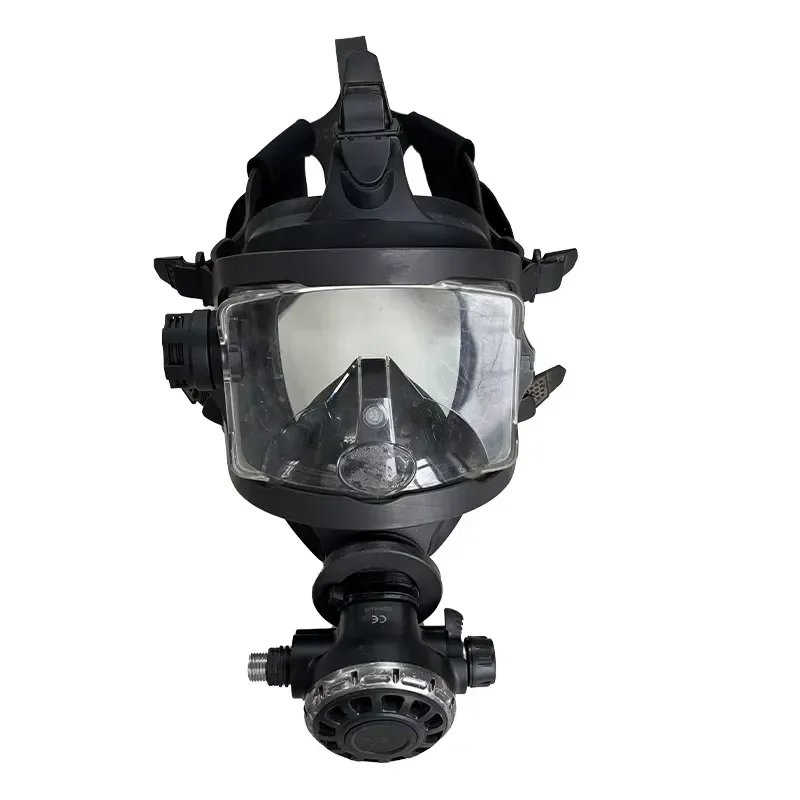 Full Face Silicone Diving Mask Foldable Fog Adjustable 180 Wide View Dry Breathing Waterproof Eco-Friendly Snorkel