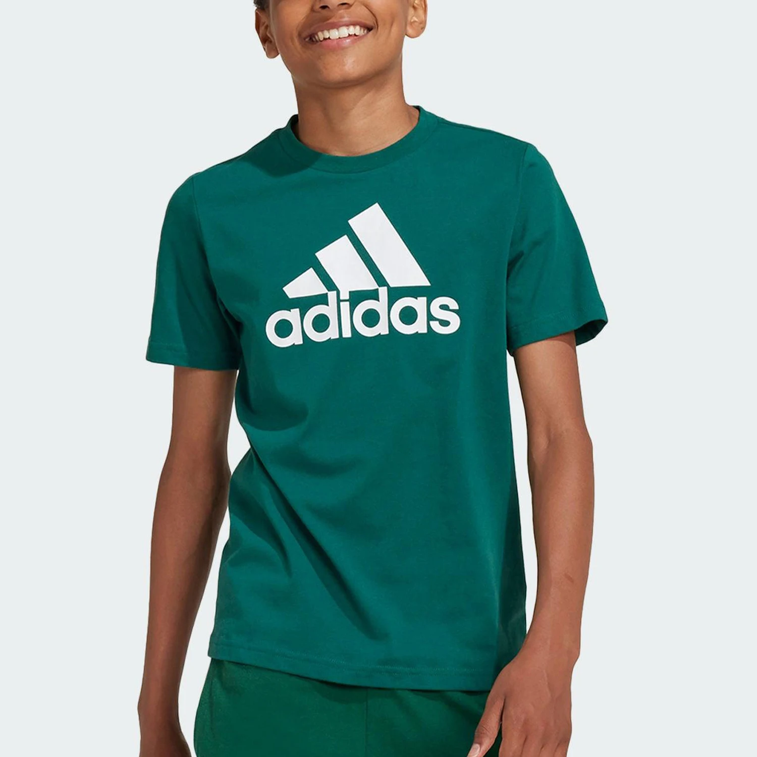 Adidas genuine U BL TEE children's sports casual short sleeved round neck T-shirt IX9569