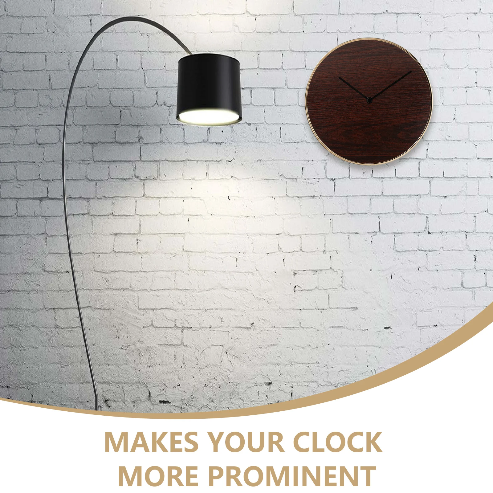 

Round Wood Grain Clock Dial Replacement Diy Blank Panel Wall Clock Parts Accessories Durable Sturdy Material Easy Installation