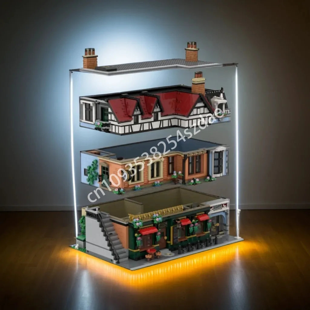 

4006pcs MOC Tudor Center Modular Buildings Building Blocks Hands-on ability up idea Education Brick Christmas toy Gift