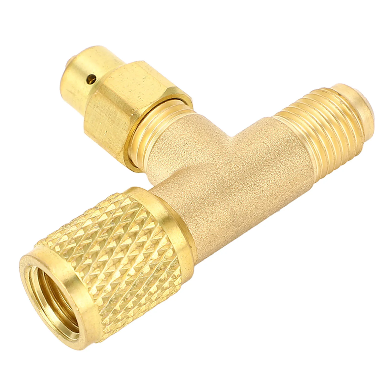 Air Conditioning Line Repair Tools Refrigerant Charging Valve Exhaust Valve 1/4 SAE 7/16 20 UNF for R22 R12 Air Conditioning Par