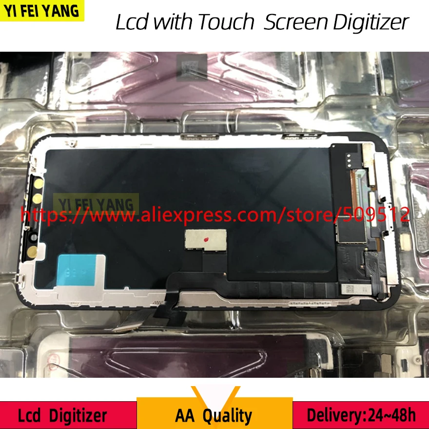 100% RJ AAA Test well Best quality  Incell Lcd with Touch  Screen Digitizer for iphone X XS XSmax XR 11 +free Tracking