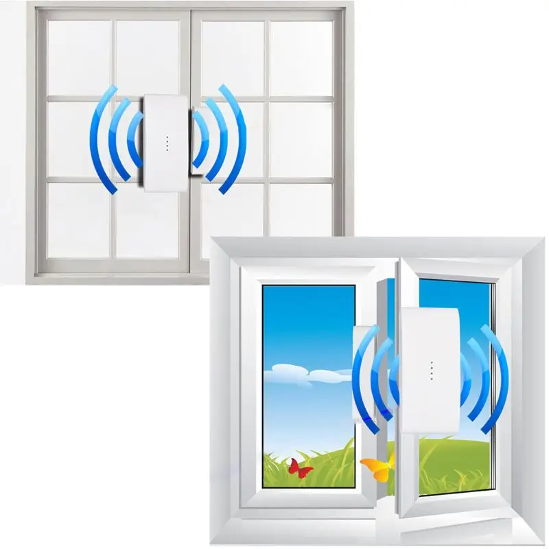 433MHZ Wireless Window Door Sensor WiFi Magnetic Detector Home Alarm System