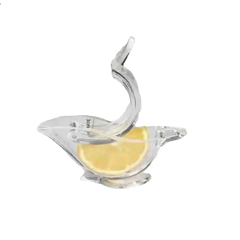 Portable Plastic Manual Lemon Clip Juicer Transparent Juicer Bird Manual Small Fruit Seafood Partner