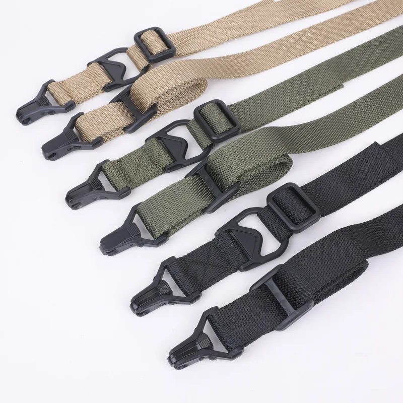 New Sling Multi-Mission Strap Rope Adjustable Ar Ak Rifle Universal 2 Points Sling Tactical Nylon Rope Hunting Accessories