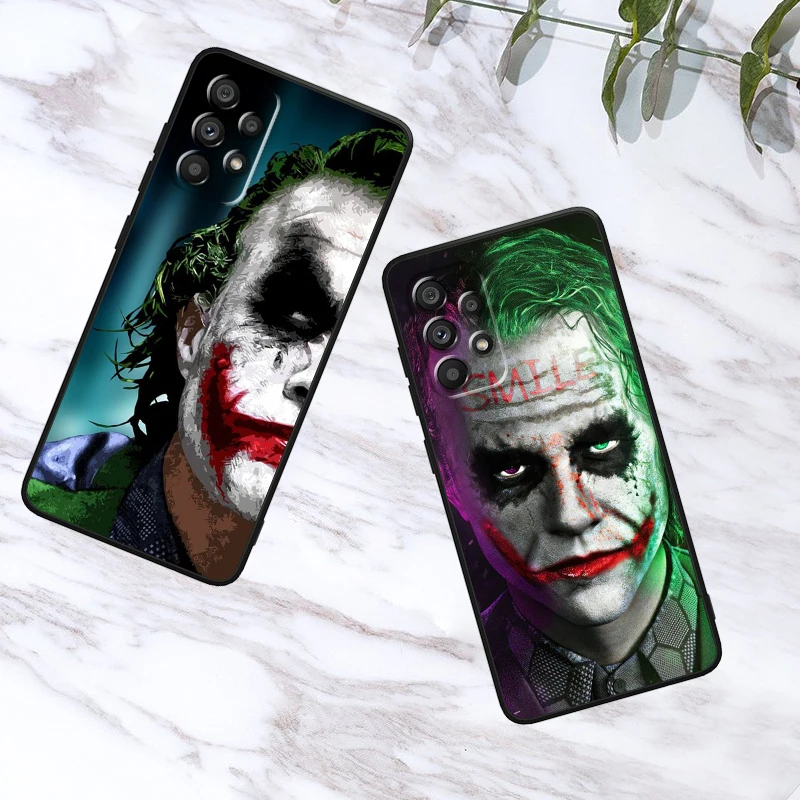 T-The J-Jokers Art Fashion For Samsung A53 A52 A33 A32 A51 A71 A21S A13 A73 A55 A22 A23 A35 A72 A54 A12 5G Black Back
