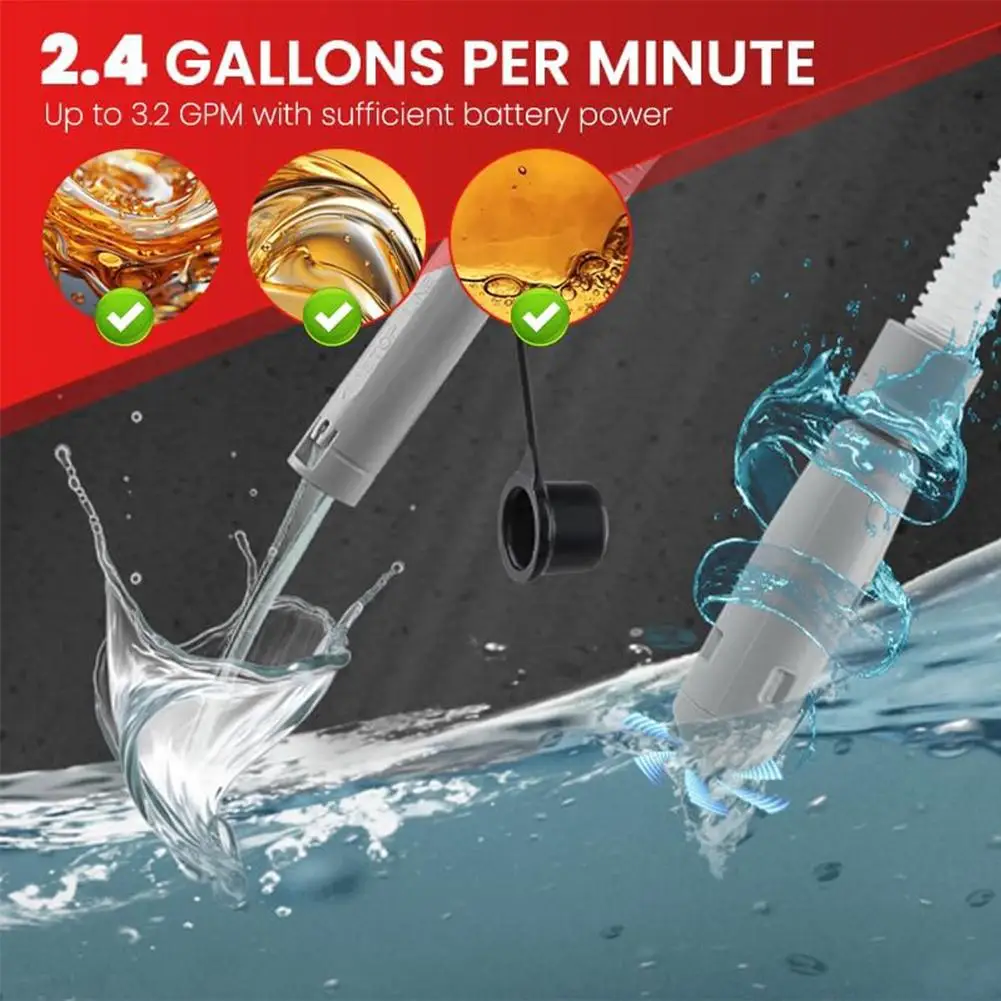 Pompa Bahan Bakar Hisap Listrik Sensor Berhenti Otomatis Selang Pelindung Kebocoran Pompa Minyak Listrik Diesel Bensin Pompa Transfer Bahan Bakar