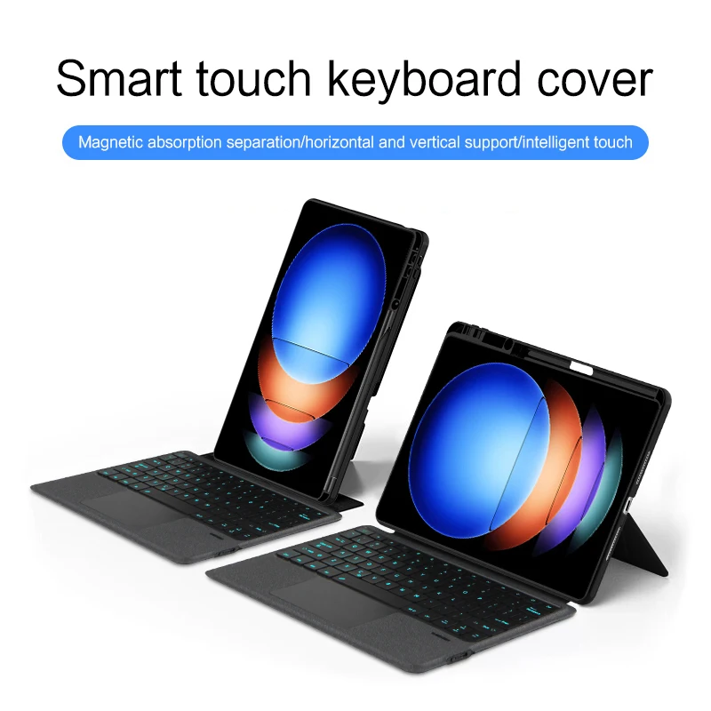 Imagem -05 - Smart Magic Keyboard para Xiaomi Pad Capa Protetora Russo Coreano Árabe Espanhol Francês Gen2 12.4 Pol Mipad 6s Pro 2023