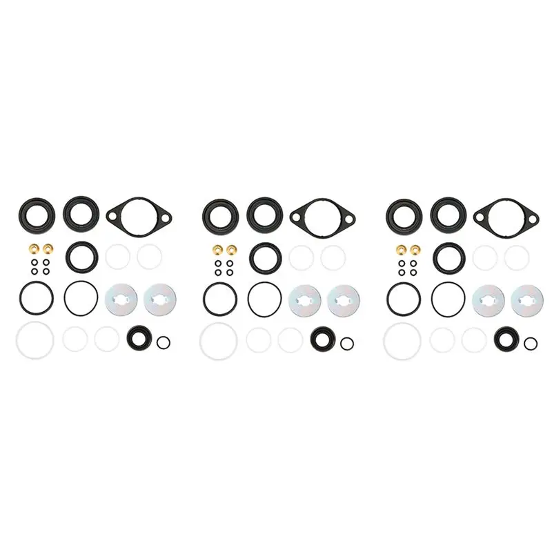 

3X Power Steering Assembly Rack Gear Gasket Kit For Toyota Hiace 05-14 KDH/TRH/LH 04445-26140-A08Q